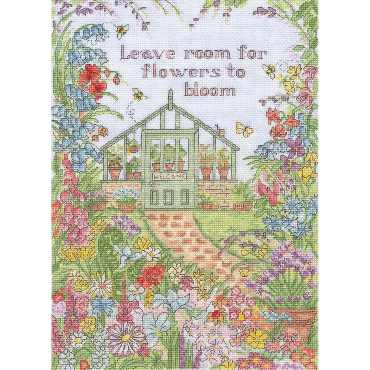 Bothy Threads Flowers In Bloom Counted Cross Stitch Kit